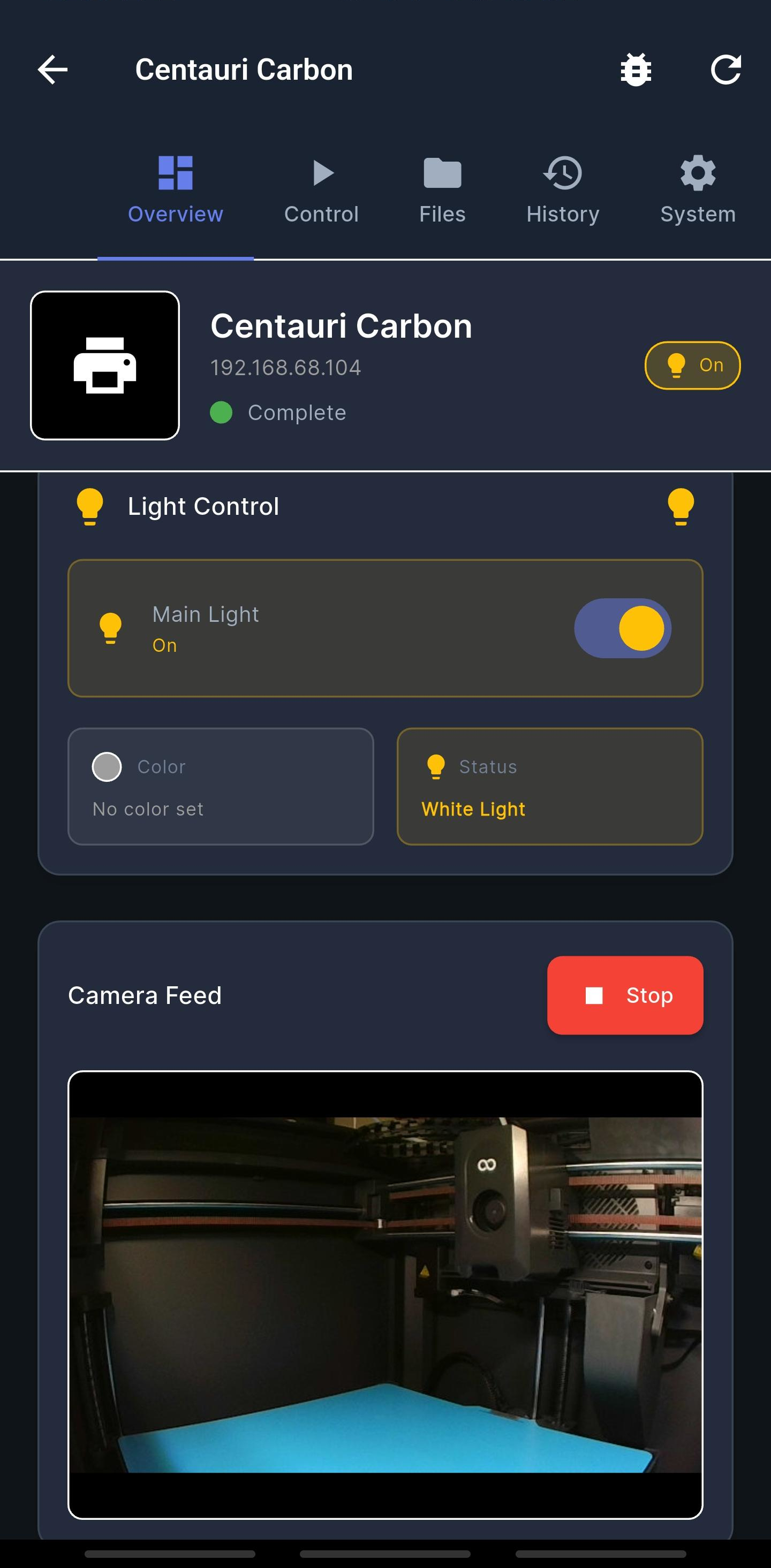 Carbon Vision App Screenshot